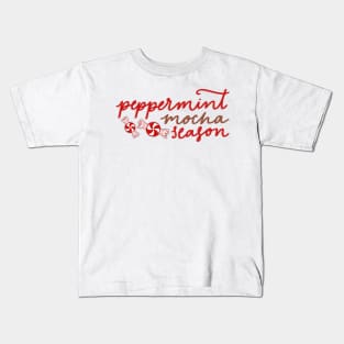 peppermint mocha Kids T-Shirt
